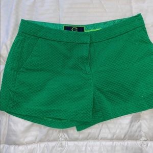 C. Wonder - Kelly green pique shorts